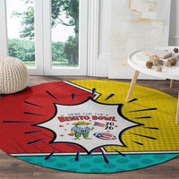 Benito Bowl Puerto Rican Frog Round Carpet Playful Pop‑Culture Game Day