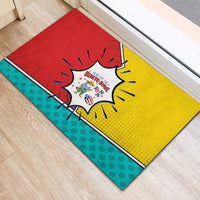 Benito Bowl Puerto Rican Frog Rubber Doormat Playful Pop‑Culture Game Day