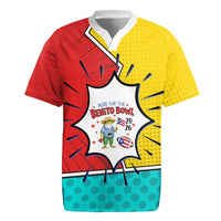 Benito Bowl Puerto Rican Frog Rugby Jersey Playful Pop‑Culture Game Day
