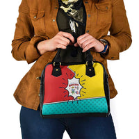 Benito Bowl Puerto Rican Frog Shoulder Handbag Playful Pop‑Culture Game Day
