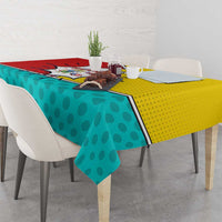 Benito Bowl Puerto Rican Frog Tablecloth Playful Pop‑Culture Game Day
