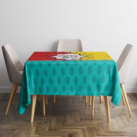 Benito Bowl Puerto Rican Frog Tablecloth Playful Pop‑Culture Game Day