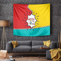 Benito Bowl Puerto Rican Frog Tapestry Playful Pop‑Culture Game Day