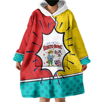 Benito Bowl Puerto Rican Frog Wearable Blanket Hoodie Playful Pop‑Culture Game Day