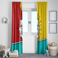 Benito Bowl Puerto Rican Frog Window Curtain Playful Pop‑Culture Game Day