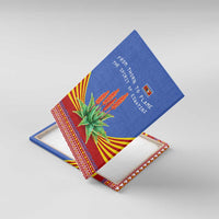 Eswatini Aloe Vera Canvas Wall Art with Flag Print and Cultural Motif From Thorn to Flame