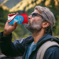 Luxembourg 4 in 1 Can Cooler Tumbler with National Flag Colors and White Lion Crest Design