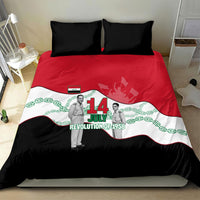 Iraq 14 July Revolution 1958 Bedding Set Abdul Karim Qasim Broken Chains Rising Fists