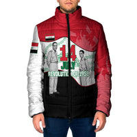 Iraq 14 July Revolution 1958 Padded Jacket Abdul Karim Qasim Broken Chains Rising Fists