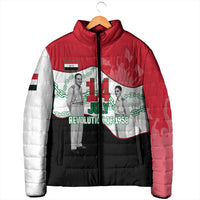 Iraq 14 July Revolution 1958 Padded Jacket Abdul Karim Qasim Broken Chains Rising Fists
