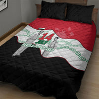 Iraq 14 July Revolution 1958 Quilt Bed Set Abdul Karim Qasim Broken Chains Rising Fists