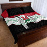 Iraq 14 July Revolution 1958 Quilt Bed Set Abdul Karim Qasim Broken Chains Rising Fists