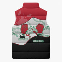 Iraq 14 July Revolution 1958 Sleeveless Puffer Jacket Abdul Karim Qasim Broken Chains Rising Fists