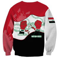 Iraq 14 July Revolution 1958 Sweatshirt Abdul Karim Qasim Broken Chains Rising Fists