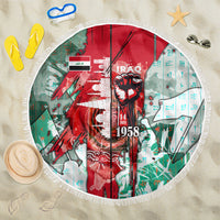 Iraq Revolution Beach Blanket Eagle Of Saladin Iraqi Patriotism
