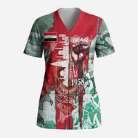 Iraq Revolution Scrub Top Eagle Of Saladin Iraqi Patriotism