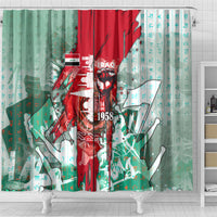 Iraq Revolution Shower Curtain Eagle Of Saladin Iraqi Patriotism