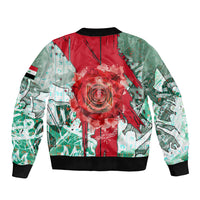 Iraq Revolution Sleeve Zip Bomber Jacket Eagle Of Saladin Iraqi Patriotism