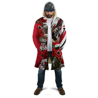 Iraq Revolution Soaring Eagle Cloak Iraqi Flag Red Roses Floral Design