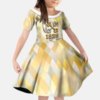 Vatican City Kid Short Sleeve Dress Catholic Heritage St Peters Square - Coat Of Arms 1929