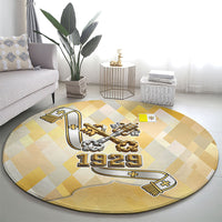 Vatican City Round Carpet Catholic Heritage St Peters Square - Coat Of Arms 1929