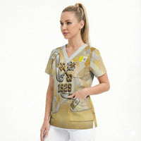 Vatican City Scrub Top Catholic Heritage St Peters Square - Coat Of Arms 1929