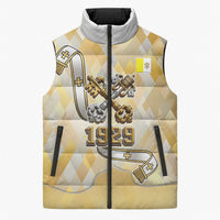 Vatican City Sleeveless Puffer Jacket Catholic Heritage St Peters Square - Coat Of Arms 1929