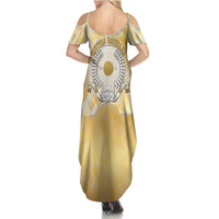 Vatican City Summer Maxi Dress Catholic Heritage St Peters Square - Coat Of Arms 1929
