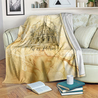 Vatican City St Peters Basilica Blanket Papal Tiara - Tu Es Petrus Catholic Watercolor