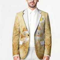 Vatican City St Peters Basilica Blazer Papal Tiara - Tu Es Petrus Catholic Watercolor