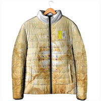 Vatican City St Peters Basilica Padded Jacket Papal Tiara - Tu Es Petrus Catholic Watercolor