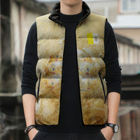 Vatican City St Peters Basilica Sleeveless Puffer Jacket Papal Tiara - Tu Es Petrus Catholic Watercolor