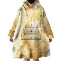 Vatican City St Peters Basilica Wearable Blanket Hoodie Papal Tiara - Tu Es Petrus Catholic Watercolor