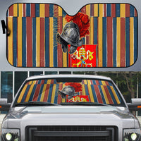 Vatican City Swiss Guard Protectors Of The Holy See Auto Sun Shade Renaissance Uniform Stripes Catholic Military History
