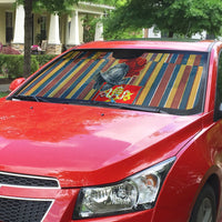 Vatican City Swiss Guard Protectors Of The Holy See Auto Sun Shade Renaissance Uniform Stripes Catholic Military History