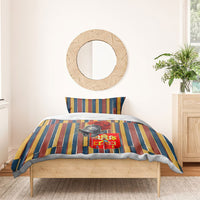 Vatican City Swiss Guard Protectors Of The Holy See Bedding Set Renaissance Uniform Stripes Catholic Military History