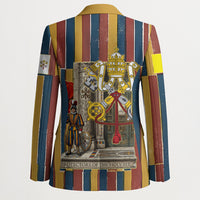 Vatican City Swiss Guard Protectors Of The Holy See Blazer Renaissance Uniform Stripes Catholic Military History