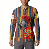 Vatican City Swiss Guard Protectors Of The Holy See Button Sweatshirt Renaissance Uniform Stripes Catholic Military History