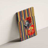 Vatican City Swiss Guard Protectors Of The Holy See Canvas Wall Art Renaissance Uniform Stripes Catholic Military History