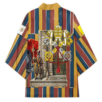 Vatican City Swiss Guard Protectors Of The Holy See Kimono Renaissance Uniform Stripes Catholic Military History