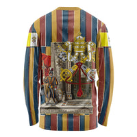 Vatican City Swiss Guard Protectors Of The Holy See Long Sleeve Shirt Renaissance Uniform Stripes Catholic Military History