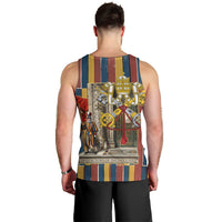 Vatican City Swiss Guard Protectors Of The Holy See Men Tank Top Renaissance Uniform Stripes Catholic Military History