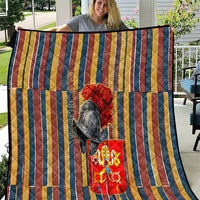 Vatican City Swiss Guard Protectors Of The Holy See Quilt Renaissance Uniform Stripes Catholic Military History