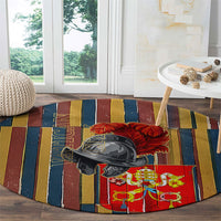 Vatican City Swiss Guard Protectors Of The Holy See Round Carpet Renaissance Uniform Stripes Catholic Military History