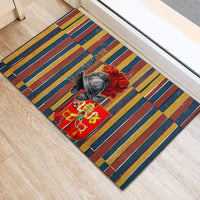 Vatican City Swiss Guard Protectors Of The Holy See Rubber Doormat Renaissance Uniform Stripes Catholic Military History