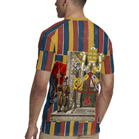 Vatican City Swiss Guard Protectors Of The Holy See Rugby Jersey Renaissance Uniform Stripes Catholic Military History