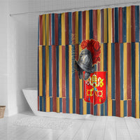 Vatican City Swiss Guard Protectors Of The Holy See Shower Curtain Renaissance Uniform Stripes Catholic Military History