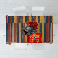 Vatican City Swiss Guard Protectors Of The Holy See Tablecloth Renaissance Uniform Stripes Catholic Military History