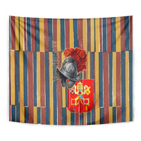 Vatican City Swiss Guard Protectors Of The Holy See Tapestry Renaissance Uniform Stripes Catholic Military History