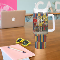 Vatican City Swiss Guard Protectors Of The Holy See Tumbler With Handle Renaissance Uniform Stripes Catholic Military History